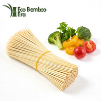 Bâtonnets de bambou jetables biodégradables de 25 cm pour barbecue, brochettes de bambou, bâtonnets Teppo pour la maison, les fêtes et les restaurants
