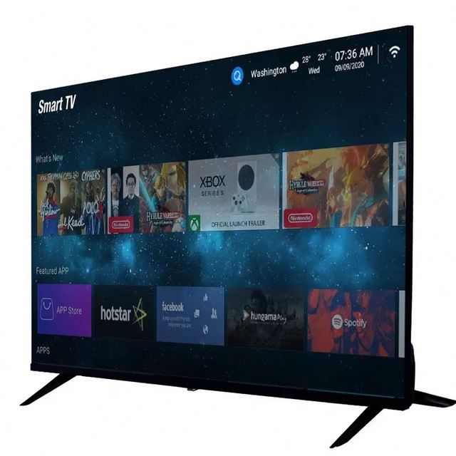 Hot Sale Factory Tv Smart 65 Inch with Android TV ,Webos,Vidaa Solution Television 4K 2K
