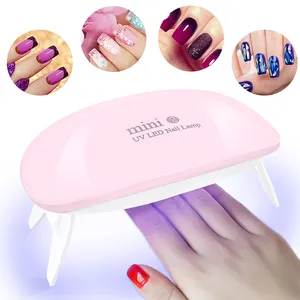 OEM ODM Multicolor uv led perline set 8 pz Uv Led Nail Dryer 16watt uv lampada da scrivania Kiara Sky Nail lampada