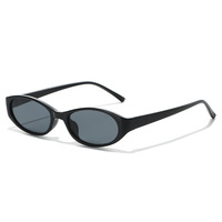 Lunettes de soleil UV400 à monture ovale légère et confortable en PC, verres colorés, unisexe, pour les voyages en plein air et la plage