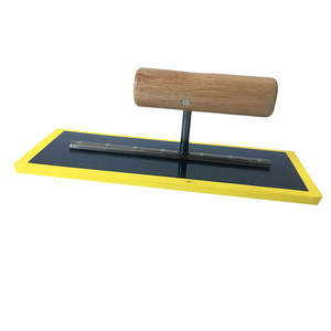 Truelle à plâtre en mousse EVA, lame plate en caoutchouc, manche en bois, poignée ergonomique, fabrication malaisienne, outils de bricolage - Product Image 4