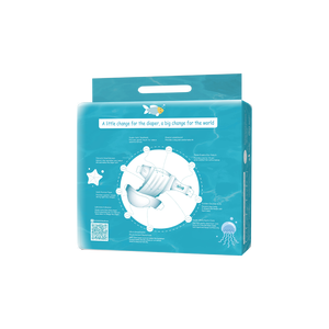 ECO BOOM-<span class=keywords><strong>pañales</strong></span> ecológicos desechables para bebé, pañal orgánico compostable de 420ml de absorbencia de tamaño S - Product Image 3