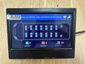 Capteur de pression d'occupation des sièges de bus avec haut-parleur à message vocal, ceinture de sécurité, boucle de ceinture de sécurité - Product Image 5