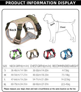 Reflective <b>No</b>-<b>Pull</b> <b>Dog</b> <b>Harness</b> for Comfort and Security with Functionality - Product Image 3