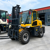 Chariot élévateur diesel industriel 3 tonnes, 3,5 tonnes, 5 tonnes, chariots élévateurs à moteur diesel pour la manutention de conteneurs et de marchandises en port