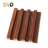 Panneau mural WPC moderne, ignifuge et imperméable pour chambre à coucher, design grain de bois chaleureux et confortable, écologique, revêtement intérieur pour la maison