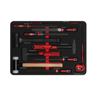 Ensemble de 2 boîtes à outils comprenant un marteau d'ingénieur de 300 g et un marteau en caoutchouc de 400 g OEM multi-usages