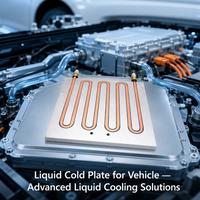 Refroidisseur liquide pour électronique de défense RF, gestion thermique, refroidissement de diodes laser, processeur IA, GPU, CPU, refroidissement liquide HPC, IA, IGBT