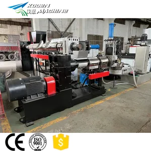 PE PP HDPE PA PS Extruder Recycling Machine Double Stage Granulator Machine With Strand Cutting Noodle Cutting