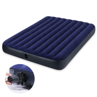 INTEX 64759 Outdoor Dunkelblaue Aufblasbare Matratze Tragbares Outdoor-Luftbett