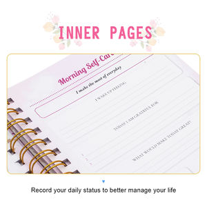 <span class=keywords><strong>2025</strong></span> Nhật Ký Tạp Chí máy tính xách tay tùy chỉnh in ấn dịch vụ A4 A5 tùy chỉnh Bìa Logo xoắn ốc ràng buộc Màu hồng dễ thương kế hoạch - Product Image 3