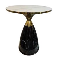 Table d'extrémité de luxe en métal et en bois accessoire décoratif pour la maison meubles d'angle de salon produits de Tables basses