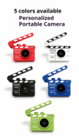 Meilleurs cadeaux 2026 : Mini caméra numérique rétro porte-clés, marque privée M5, 1080P Full HD, caméra de poche portable compacte