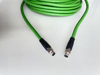 Connecteur de câble moulé droit M8 A Code mâle 3 broches pour capteur avec câble flexible continu de longueur personnalisée
