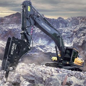 Excavadora de cadenas de servicio pesado HX550L, excavadora hidráulica grande para obras de desarrollo de infraestructuras y terrenos - Product Image 3