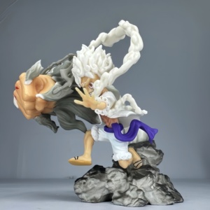 Mini Figura Coleccionable de <span class=keywords><strong>Luffy</strong></span> Gear 5 Nika Giant Fist, 1 Pieza, para Fanáticos del Anime, Decoración de Escritorio, Regalo - Product Image 4