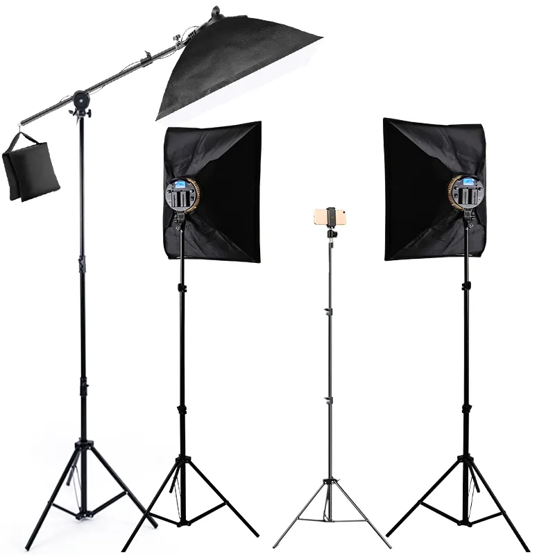 professional photography fill lamp 3 in 1 kit camera umbrella softbox photo shooting studio soft light box