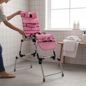 Pädiatrische Rehabilitations-Badeausrüstung: Verstellbarer Duschstuhl für Kinder mit Zerebralparese und besonderen Bedürfnissen - Product Image 1