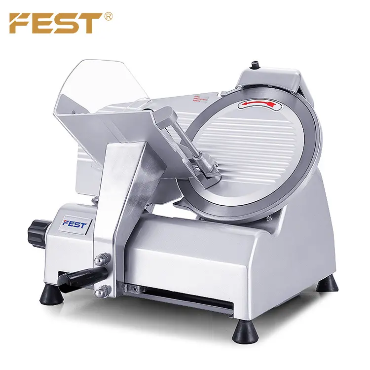 FEST frozenfood cut 250es-10 commercial electric bacon deli chicken mutton roll Meat Cutting Machine Automatic Chicken Slicer