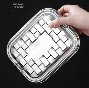 Lonchera Bento Infantil SYH1065 al por Mayor, Contenedor Térmico de Acero Inoxidable 304 con Plato de 3 Compartimentos para Empacar - Product Image 6