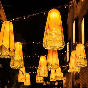 Nouvel An <span class=keywords><strong>Printemps</strong></span> Festival De Mariage Led Lanterne Lumière Extérieure Étanche Décoration Motif Lumières - Product Image 4