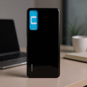 Cover Posteriore Nera di Ricambio per Huawei P Smart 2021 in Materiale ABS - Product Image 3