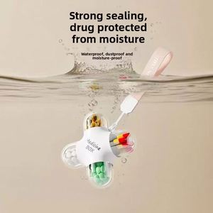 Pilulier de Voyage Portable Sept Jours par Semaine, Mini Organisateur Quotidien pour Trois Repas, Boîte à Médicaments en Plastique pour Cosmétiques - Product Image 3