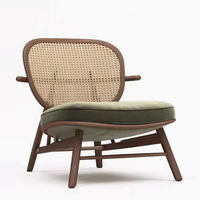 Nordischer Mid-Century Wabi-Sabi Stil Holz-Freizeitsessel Neuer Chinesischer Stil Wohnzimmermöbel