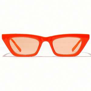Gafas de Sol de Ojo de Gato Rojas Vintage de Moda para Hombre y Mujer, con Logotipo Personalizado, Protección UV400, Montura Pequeña Cuadrada, Gran Venta - Product Image 4