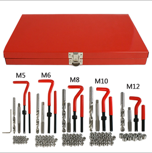 Juego Completo Portátil Multifuncional de 131 Piezas, Kit de Insertos de Rosca de Acero, Herramientas de Reparación de Tornillos y Roscas para BMW <span class=keywords><strong>02</strong></span> (E10) - Product Image 3