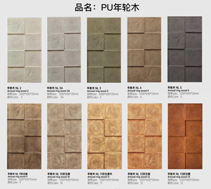 Panneaux muraux en PU effet teck vieilli pour extérieur, texture bois, revêtement mural pour cave de dégustation - Product Image 6