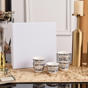 Tasse à thé en porcelaine fine de luxe série D pour le thé de l'après-midi, l'espresso et le café, idéale pour les cadeaux familiaux - Product Image 4