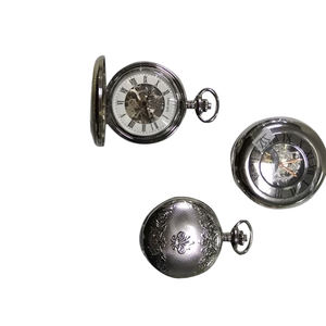 <span class=keywords><strong>Montre</strong></span> de poche automatique, <span class=keywords><strong>argent</strong></span> 925, étanche, squelette mécanique en acier or, pour hommes - Product Image 3