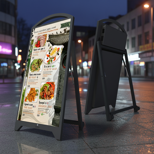 Outdoor LED Digital Signage Kiosk for Airport & Exhibition Hall Use P2.5mm 4500cd Brightness IP65 Rated Floor <b>Standing</b> - Product Image 1