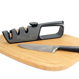 Mới nhà bếp dao cắt kéo mài dao mài 3 giai đoạn nhà bếp dao mài máy afilador de cuchillo