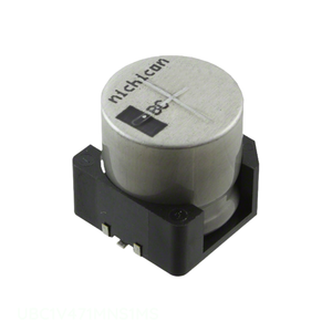 Condensateur SMD UBC1V471MNS1MS 470 uF 20% 35V à montage en surface, canal fabricant, 470UF, aluminium - Product Image 1