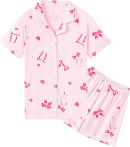 Ensemble de pyjamas pour filles nouvel <span class=keywords><strong>été</strong></span> personnalisé vêtements décontractés à manches courtes pour enfants vente en gros ensemble de pyjamas d'<span class=keywords><strong>été</strong></span> pour bébé fille - Product Image 3