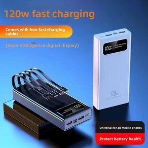 <span class=keywords><strong>Batterie</strong></span> <span class=keywords><strong>externe</strong></span> PVC 120W 20000mAh, chargeur de secours portable haute <span class=keywords><strong>capacité</strong></span> avec port USB-A, charge rapide - Product Image 4