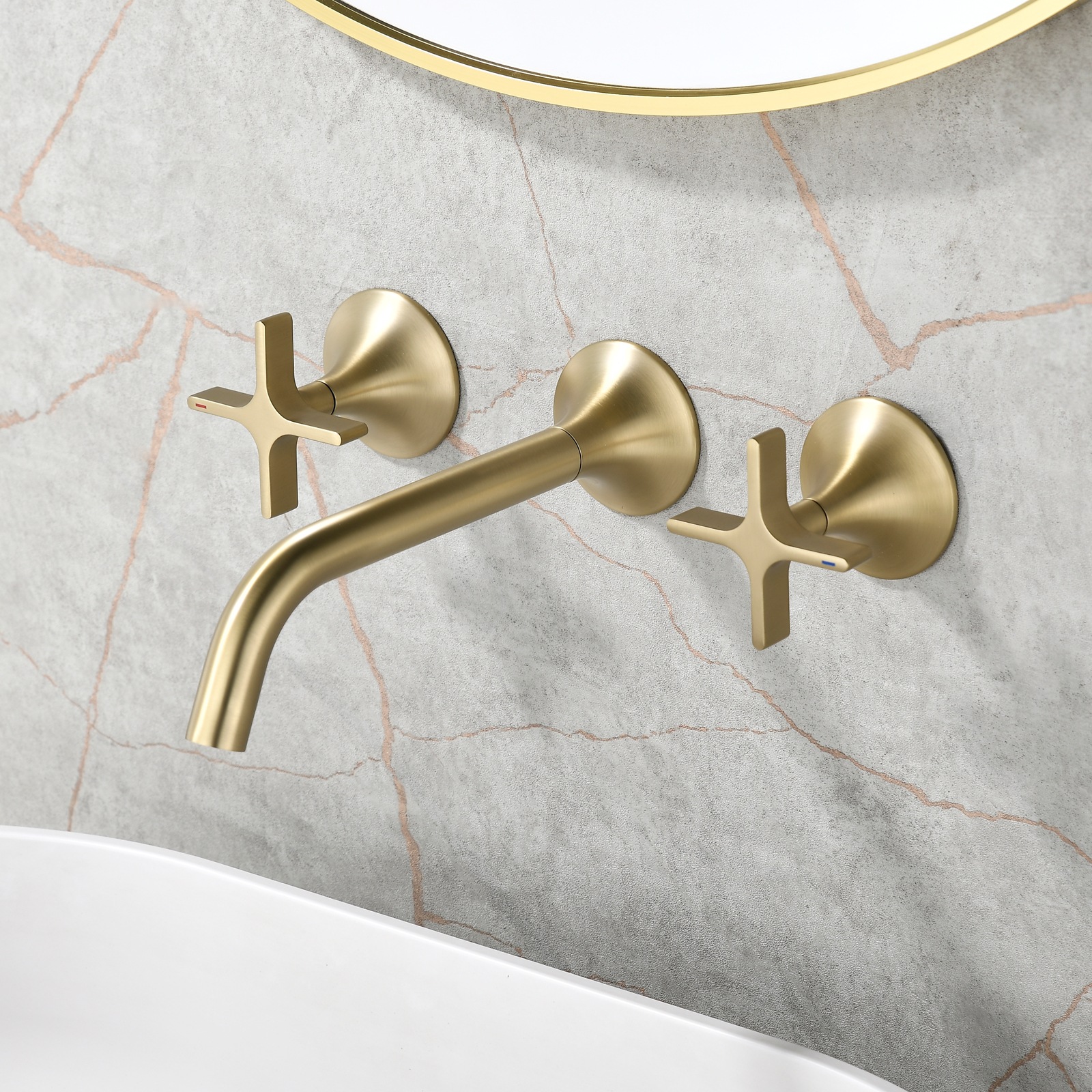 Brushed gold