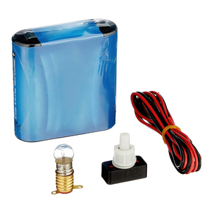 Kit elettrico scolastico (batteria, lampadina, portalampada, interruttore e cavo) - Product Image 1