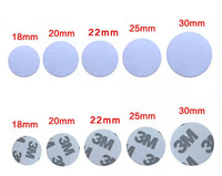 Étiquettes RFID NFC personnalisées réinscriptibles en PVC, compatibles avec les cartes NFC, étiquettes NFC TAG215 étanches, autocollants NFC en plastique vierges pour téléphone