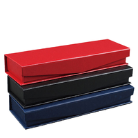 Boîte cadeau magnétique pour stylos à bille, étui à crayons en papier, emballage rectangulaire à couvercle rabattable pour stylos roller, logo personnalisé Yogo BH-08