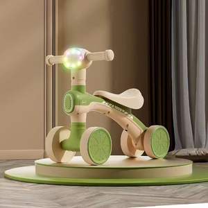 Kinder-Laufrad aus Kunststoff & Metall mit Vier Rädern, Musik & Licht für 1-<span class=keywords><strong>3</strong></span> Jährige, Unisex - Product Image 4