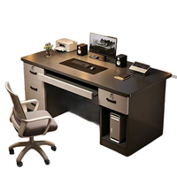 Bureau d'ordinateur simple en MDF avec tiroir verrouillable pour étudiant, idéal pour l'étude et l'écriture dans la chambre