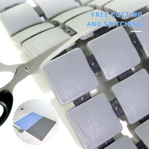 הדפס מינימליסטי ידידותי לסביבה ללא החלקה + מחצלת מקלחת מחצלת מחצלת עם עיצוב גביעונית שאיבה עיצוב הגביעונית 38.5x68cm - Product Image 6