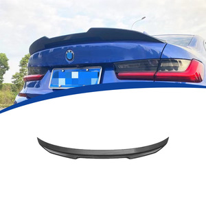 สปอยเลอร์หลัง BMW G20 ABS สีดำเงา ลายคาร์บอน ทรง Ducktail สำหรับรถยนต์ซีรีส์ 3 ปี 2020-2025 - Product Image 1
