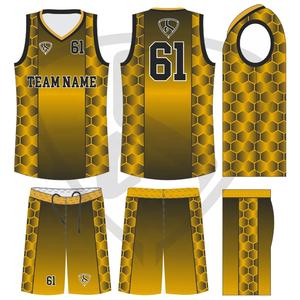 Ensemble de maillots de basket-ball personnalisés à séchage rapide pour hommes femmes adultes et jeunes respirant avec nom et numéro imprimé du logo - Product Image 2