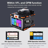Máquina de Empalme de Fibra Óptica FTTH Project M5 Fusion Splicer con 6 Motores, Empalme Núcleo a Núcleo y Pantalla de 4.3 Pulgadas