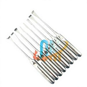 Nouvel ensemble de scies magiques 8 pièces certifié ISO en acier inoxydable allemand massif, kit de micro-scie nasale réutilisable et stérilisable pour ORL médical - Product Image 1