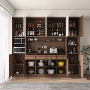 Mobiletto Portaposate Estensibile <span class=keywords><strong>in</strong></span> <span class=keywords><strong>Legno</strong></span>, Arredamento Naturale per Soggiorno, Uso Domestico e Ospedaliero, Vendita all'Ingrosso - Product Image 3